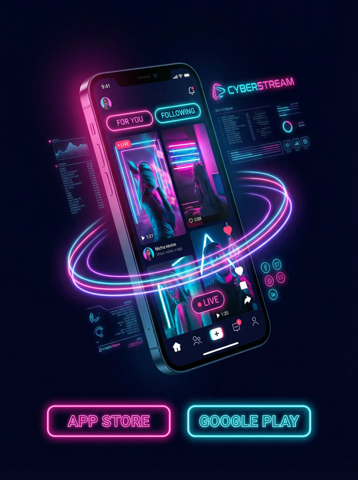 女神视频 APP界面预览